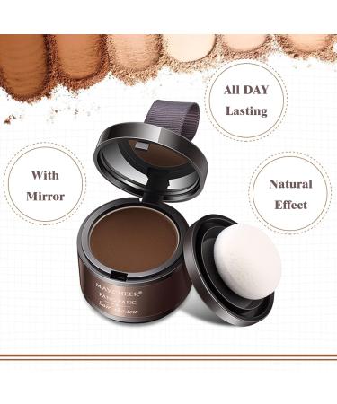 Hairline Powder Hair Shadow Powder Fill Forehead Root Concealer Instantly Conceals Hair for Dark Brown Hair Windproof Waterproof Sweat-Proof Hair Touch-Up for Natural Looking - Buy Online on GoSupps.com