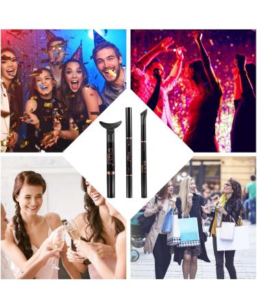 Waterproof Mascara Black Eyelash Mascara Eyeliner and Eyebrow Pencil | Eyeliner and Mascara Set Create Natural-Looking Professional Eye-Makeup Highly Pigmented Instantly Lengthen Eyelashes 06# - Buy Online on GoSupps.com