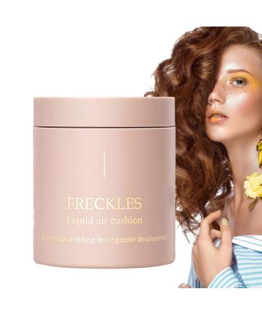 vincente Freckle Cushion, Realistic Magic Freckle Color, Waterproof Long Lasting Quick Drying Small Natural Like Freckle Makeup Seal Air Cushion