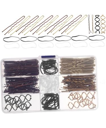 DOITOOL 3 Boxes Boxed U-clip Small Bobby Ladies Suits U Shaped Bobby Women s Suits Black Bobby Pins Bobby Pins Brown Black Barrettes Bobby Pin for Women Mini Tools Miss Metal Set Hair - Buy Online on GoSupps.com