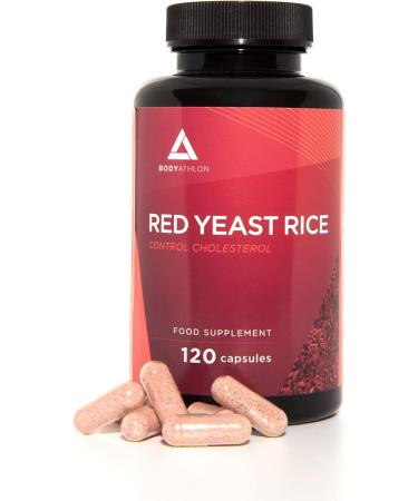 Red Yeast Rice Cholesterol 120 Capsules- Monacolina K Coenzyme Q10 Policosanol Guggul- Natural Ingredients- Red Rice Capsules Cholesterol - Buy Online on GoSupps.com