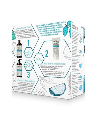 Curlsmith Detox Kit: Vegan Microbiome Scalp System - 2 x 12 fl oz, 1 x 8 fl oz - Buy Online on GoSupps.com