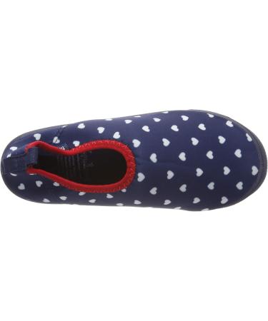 Playshoes Boys Unisex Aqua Shoes Slippers - Hearts Design 26.5/27 EU - Marine - Perfect for Kids' Water Activities - Buy Online on GoSupps.com