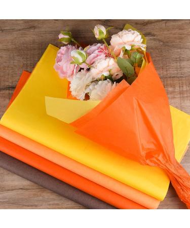 CHRORINE 60 Sheets Tissue Paper Autumn Wrapping Pape Bulk Assorted Color Art Paper Crafts for Thanksgiving Harvest Birthday Party DIY and Craft Decor - Buy Online on GoSupps.com