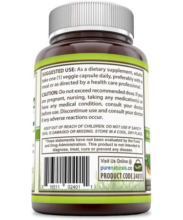 Pure Naturals Neem 500 Mg 120 Veggie Capsules - Supports Digestion, Detoxification, & Skin Health - Buy Online on GoSupps.com