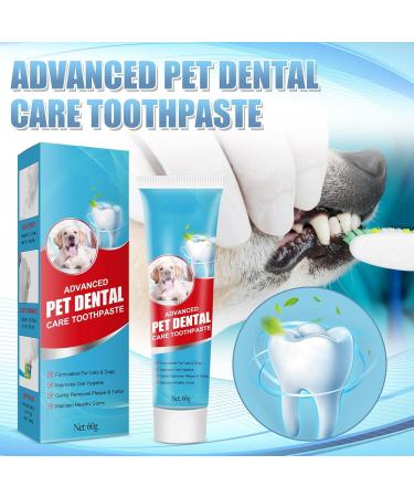 Dog Toothpaste 2 oz Flavor Brushing Cleaner Effective Soothing | Fresh Breath Dental Care Tooth Paste Designed to Help Prevent Tartar Plaque | Oral Care for Puppy Cat Rundaotong - Buy Online on GoSupps.com