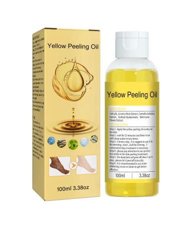 Peeling Oil for Dark Skin  Yellow Peeling Oil  Strong Peeling Oil Extra Strength  Hyaluronate Exfoliating for All Skin Type