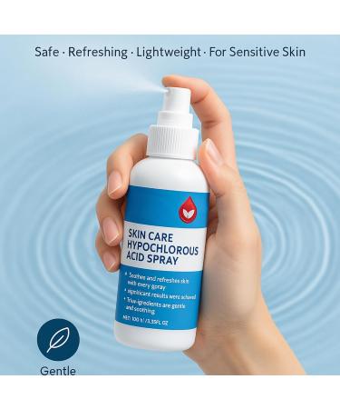  Nuvilo Hypochmic Acid Skin Care Spray 100ml Gentle Refreshing Mist for Sensitive Skin Lightweight and Soothing Formula for Daily Moisture and Skin Comfort - Buy Online on GoSupps.com