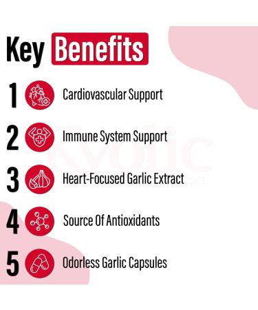 Kyolic - Cardiovascular Health Formula 109 120 Capsules - Reduce Elevated Blood Lipid Levels in Adults - Source of Antioxidant - Combination of Nattokinase and Suntheanine with Aged Garlic Extract 120 count (Pack of 1) - Buy Online on GoSupps.com