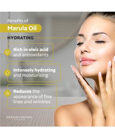 Dermavitamins 100% Pure Marula Oil - 10ml | Organic Facial Serum - Buy Online on GoSupps.com