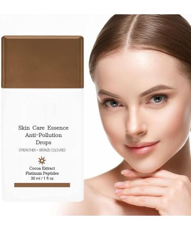 Bronzer Drops Tan Peptide Serums for Skin Care - Anti-Pollution Essence for Bronzy Glow Moisturizing and Replenishing Skin Care 1 Fl Oz - Buy Online on GoSupps.com