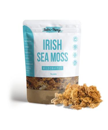 Irish Sea Moss | Sea Moss Superfood | Dried Moss with Protein Fibre 92 Essential Minerals | Vegan and Non-GMO Formula | Wildcrafted | 116g | Dr Sebi