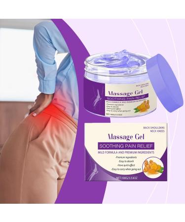 zjhukfmc Cooling gel fast acting soothing cream soothing and soothing muscle gel for back knee foot shoulder neck hand ankle daily use 100 g - Buy Online on GoSupps.com