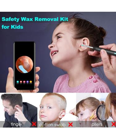 Fenxyo Wireless Ear Wax Removal Kit with Camera - 8MP HD Otoscope, IP67 Waterproof, Wifi Ear Pick/Cleaning Tool for iPhone, iPad & Android - Black - Buy Online on GoSupps.com