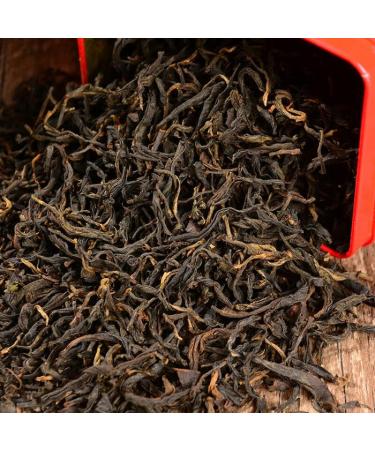 Th Yunnan Dian Hong Arbre ancien Feuilles mobiles biologiques Th noir en fer en conserve 500g - Buy Online on GoSupps.com