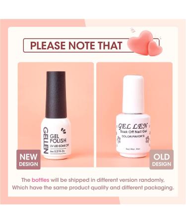 Gellen Gel Nail Polish Set Natural Nude Blush Tones Series White Creamy Pastel Pinks Gel Polish UV Soak Off Gel Polish for All Seasons Popular Nail Art Design Home Salon Manicure Gift Set Soft Blush - Buy Online on GoSupps.com