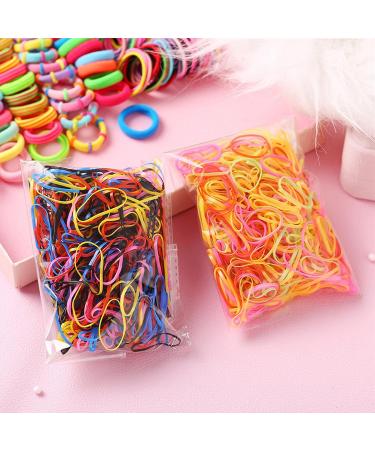 780 Pcs Girls Hair Clip & Tie Set - Colorful Ponytail Holders & Rubber Bands for Kids/Toddlers - Hair Accessories in Candy Colors - Buy Online on GoSupps.com