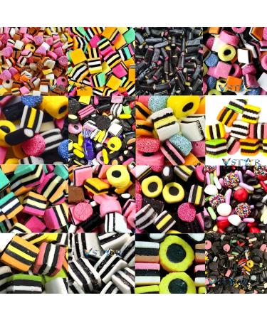 Mixed Liquorice Sweets Great Selection Favours Buffet Pick n Mix Party Sweets (1kg)