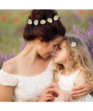DancePandas Daisy Hairdress - 40pcs White Small Flower Hair Capping for Boho Wedding & Bridal Styles | Perfect for Girls Children & Ladies - Buy Online on GoSupps.com