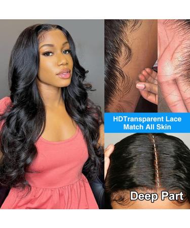20 Brazilian Body Wave Lace Front Wig | Human Hair | Pre Plucked Hairline | 150% Density | Natural Color | 13x4 Lace Frontal | 20 Inch - Buy Online on GoSupps.com