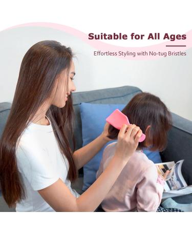 Shinlea Hairbrush - Degrade-Free Styling Brush for Wet & Dry Hair | Reduces Breakage & Eliminates Knots | Perfect for All Hair Types | Pink - Buy Online on GoSupps.com