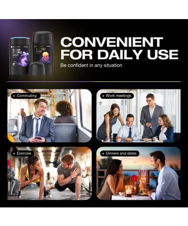SUPRENT Deodorant for Men Natural Ingredient Whole Body Deodorant 48hr Odor Protection Aluminum Free Baking Soda Free Smooth Solid Stick & Skin Safe (Lavender pack of 2) Solstice(pack of 2) - Buy Online on GoSupps.com