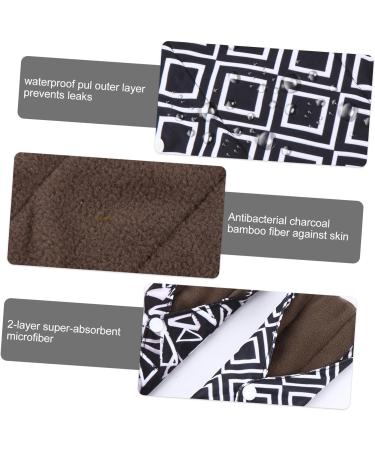 Set of 4 Washable Cloth Panty Liners | Reusable Menstrual & Incontinence Pads | Heavy Flow Washable Napkins | Eco-Friendly Cloth Pads - Buy Online on GoSupps.com