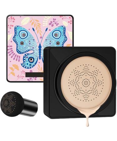 Richolyn CC Cream Foundation | Mushroomhead Air Cushion BB Cream - Moisturizing Long-Lasting Coverage for Blemishes | Shade 02 Ivory White - Buy Online on GoSupps.com