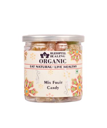 Blessfull Healing Organic Mix Fruit Slice Candy 400 Gram Airtight Container (Packing May Vary)