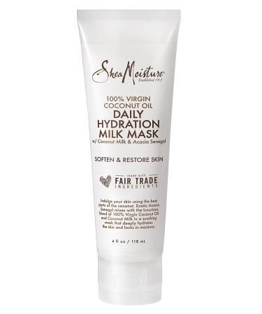 SheaMoisture 100% Virgin Coconut Oil Daily Hydration Milk Mask 4 Ounce