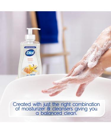 Dial Liquid Hand Soap Vanilla Honey 7.5 fl oz Pack of 12 7.5 Fl Oz (Pack of 12) - Buy Online on GoSupps.com