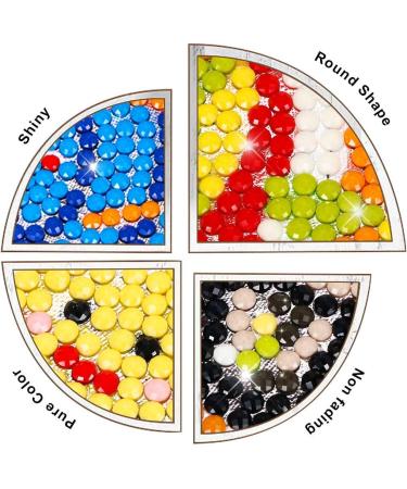 Sinceroduct 5D Diamond Painting Stickers Kits for Kids - DIY Cartoon Diamond Painting by Numbers - 18Pcs Cute Insect and Animal Designs - Arts and Crafts Stick Paint with Diamonds - Buy Online on GoSupps.com