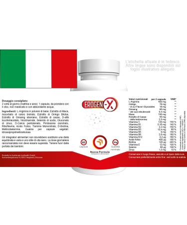 EROGEN X 180 capsules (3x 60 capsules) - pack of 3 - Buy Online on GoSupps.com