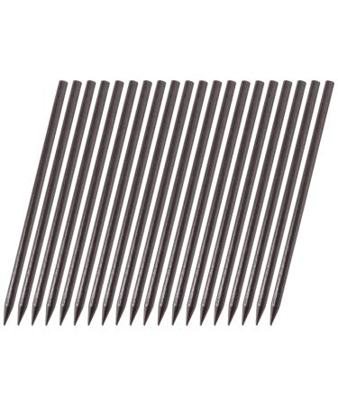 Lurrose 4 Sticks Wooden Chinese Human Hair Straight Hairpins for Women Girls