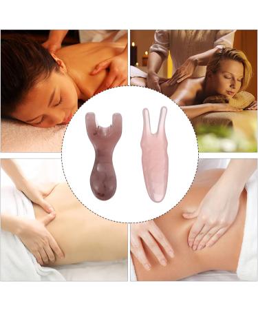 4-Piece Jade Massage Set - Face Spatula & Gua Sha Tools for Back Relief - Portable 11x4.5cm Beeswax Scrapers - Buy Online on GoSupps.com