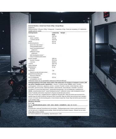 Universal Nutrition Animal Cuts Orange Mango Flavor 248g Strong formula for weight loss Burns fat protects muscle mass Increases metabolism Orange Mango 248g - Buy Online on GoSupps.com