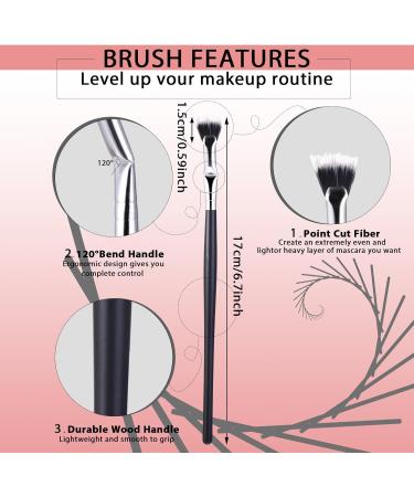 Fan Mascara Brushes 3 Pieces Eyelash Brush Lash Wand for Lashes Eyebrow Brush for Eye Brow Application Prevent Clumping Easy-to-Use Cosmetic Brushes Tool Eye Shadow Brush - Buy Online on GoSupps.com
