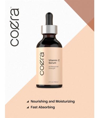 Vitamin C Serum for Face | 4 fl oz Hydrating Dark Spot Treatment | Paraben & SLS Free | International Shipping Available - Buy Online on GoSupps.com