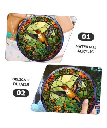 ABOOFAN 1 set Hanging Decoration Hummingbird Ornament Pendant Bird Decor Acrylic - Buy Online on GoSupps.com