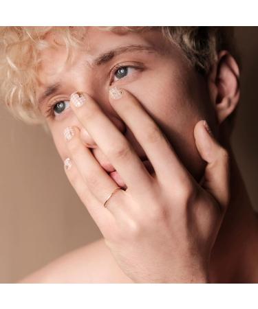 Avoa Beauty Nail Film - Off the Grid | White Gold Transparent Nail Art Wraps | Long-Lasting Self-Adhesive Design for Stunning Nails - Buy Online on GoSupps.com