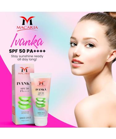 Macaria Cosmetics Ivanka SPF 50 beach defense sunscreen sun block Cream for men - Buy Online on GoSupps.com
