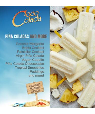 Cream of Coconut Coco Colada Natural + Gluten Free + Dairy Free Add Flavour to Your Favourite Desserts & Drinks Sweet & Creamy Pina Colada Recipe 290ml - Buy Online on GoSupps.com