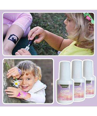 Wumawu Temporary Tattoo Glue 8ml - Water Soluble Body Painting for Halloween, Carnival, Birthday Party - 3 Pcs - Buy Online on GoSupps.com