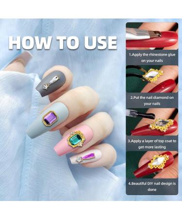 240 Special-Shaped Rhinestone Diamonds Kit - DIY Nail Art, Face Makeup & Shoe Decorations - Buy Online on GoSupps.com