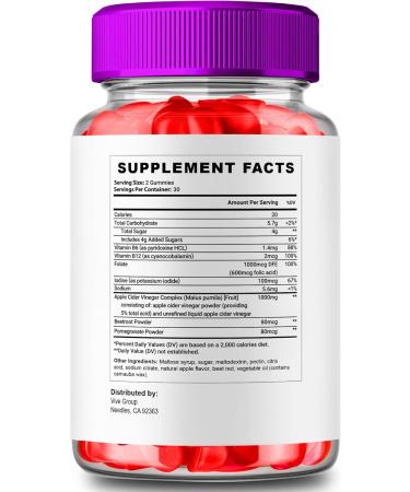 Buy ACV Keto Gummies - Metabolix Labs Official Formula | 1000MG Apple Cider Vinegar for Maximum Strength | 60 Gummies - Buy Online on GoSupps.com