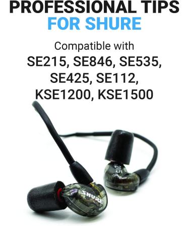 Comply Professional Series Memory Foam Tips - Large Size (3 Pairs) for Shure Earbuds - Buy Online on GoSupps.com