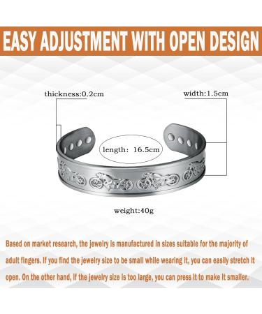 Magnetic Therapy Arthritis Bracelet - Pure Copper for Men | Relieve Pain & Enhance Lymphatic Drainage - Buy Online on GoSupps.com