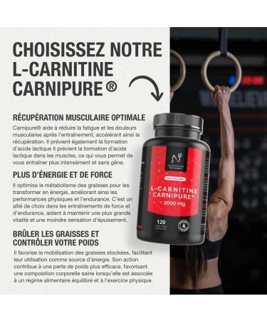 L-Carnitine Carnipure Suisse 2000 mg/jour | nergie et endurance maximales | R cup ration rapide | Suppl ment PREMIUM d velopp pour sportifs | 120 g lules v g tales - Buy Online on GoSupps.com