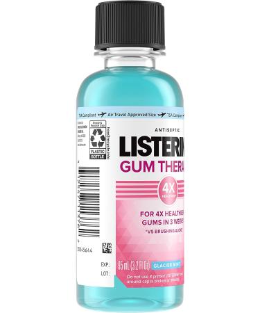 Listerine Gum Therapy Anti-Plaque & Gingivitis Travel Mouthwash 95mL - Glacier Mint - Buy Online on GoSupps.com