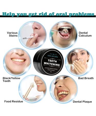 Roinaaid Tooth Whitening Powder - Brighten Teeth Remove Stains & Refresh Breath - International Shipping Available - Buy Online on GoSupps.com